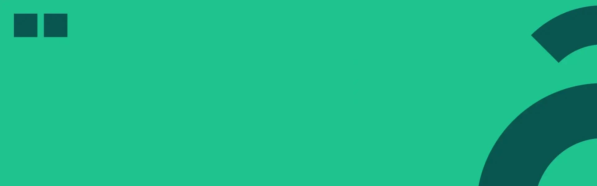 Fundo verde com formas geométricas decorativas